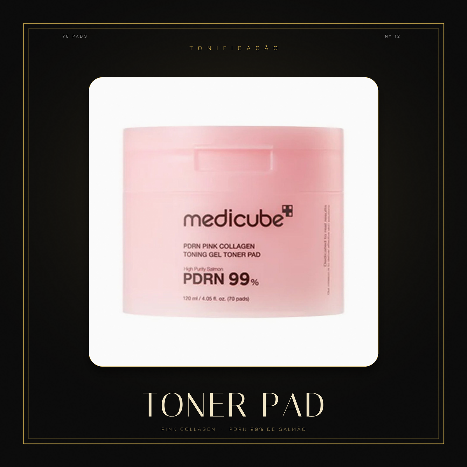 Medicube PDRN Pink Collagen Toning Gel Toner Pad