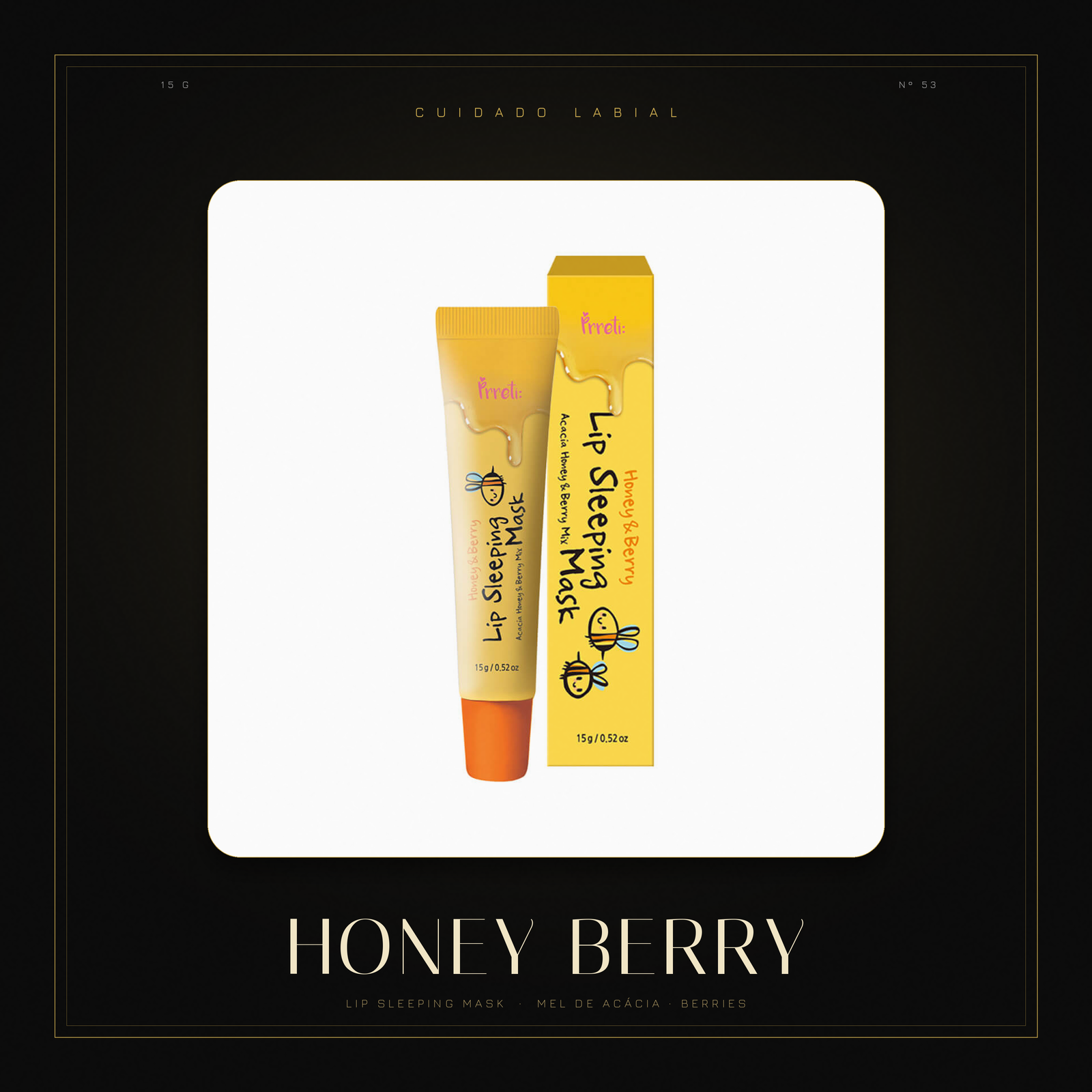 Prreti Honey & Berry Lip Sleeping Mask