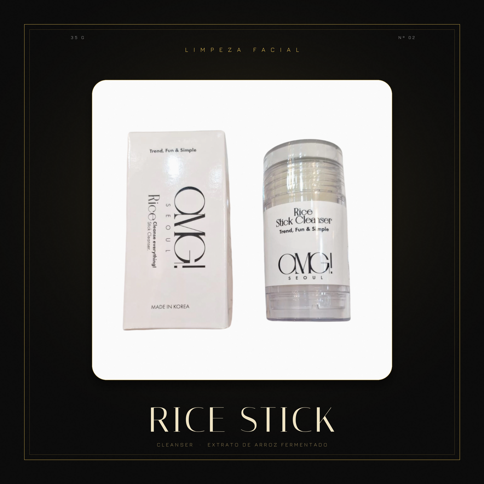 OMG! Seoul Rice Stick Cleanser