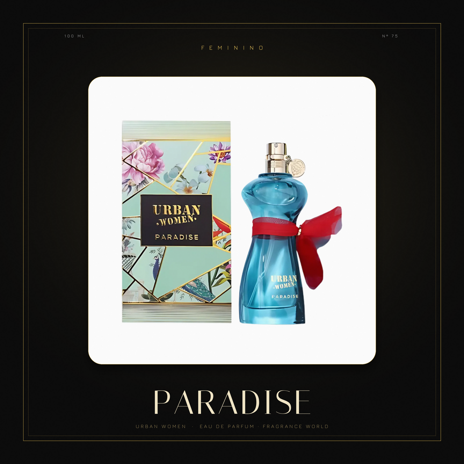Fragrance World Urban Women Paradise Eau de Parfum